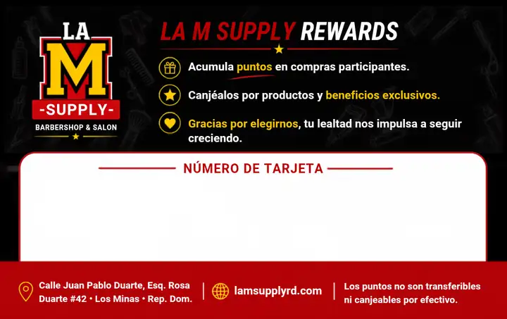 Tarjeta La M Supply Rewards