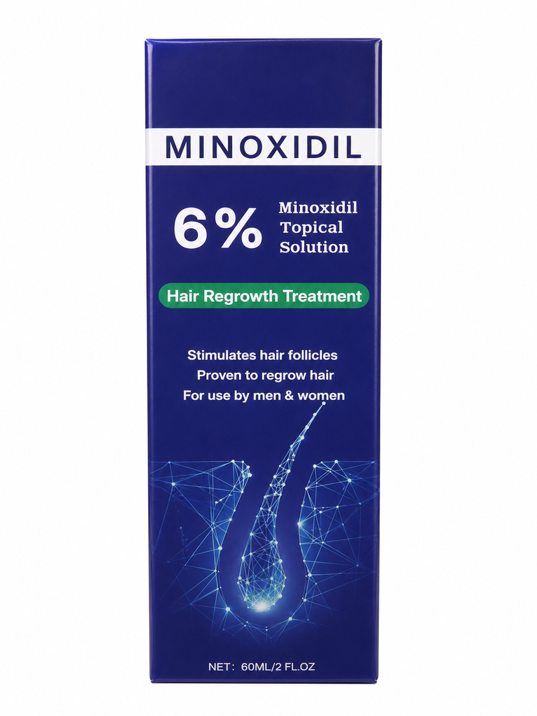 [MINOXIDIL-6-60ML] Minoxidil 6% Solución Tópica para Crecimiento Capilar 60ML