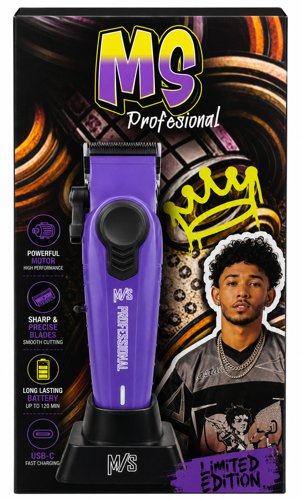 [MS-CLIPPER-LIMITED-PURPLE] Máquina Clipper Profesional MS Limited Edition USB-C