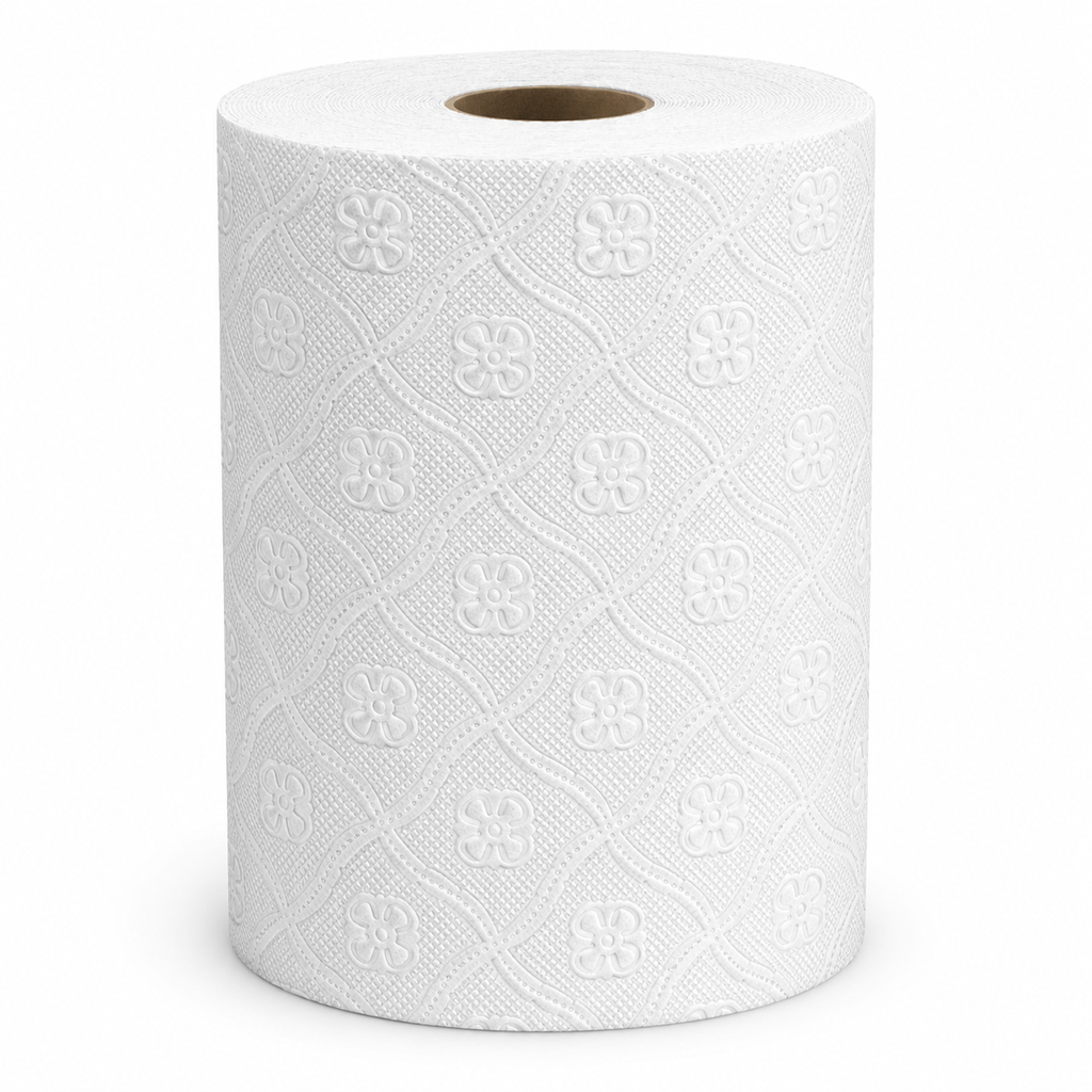 [PT-IND-BLANCO] Rollo de Papel Toalla Industrial Blanco – Alta Absorción