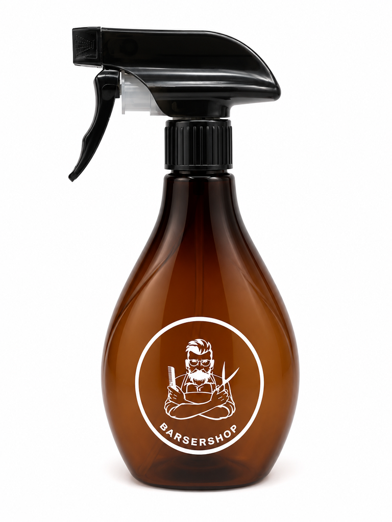 Atomizador Profesional Ámbar para Barbería – 300 ml