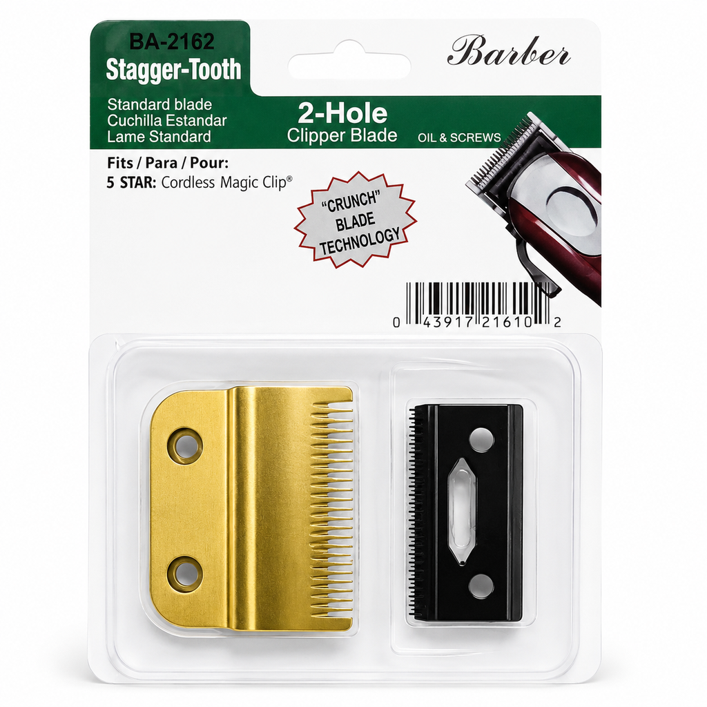 [BAR-BA2162] Cuchilla | Wahl Professional 2-Hole Stagger-Tooth Clipper Blade  Cordless Magic Clip  Professional Use