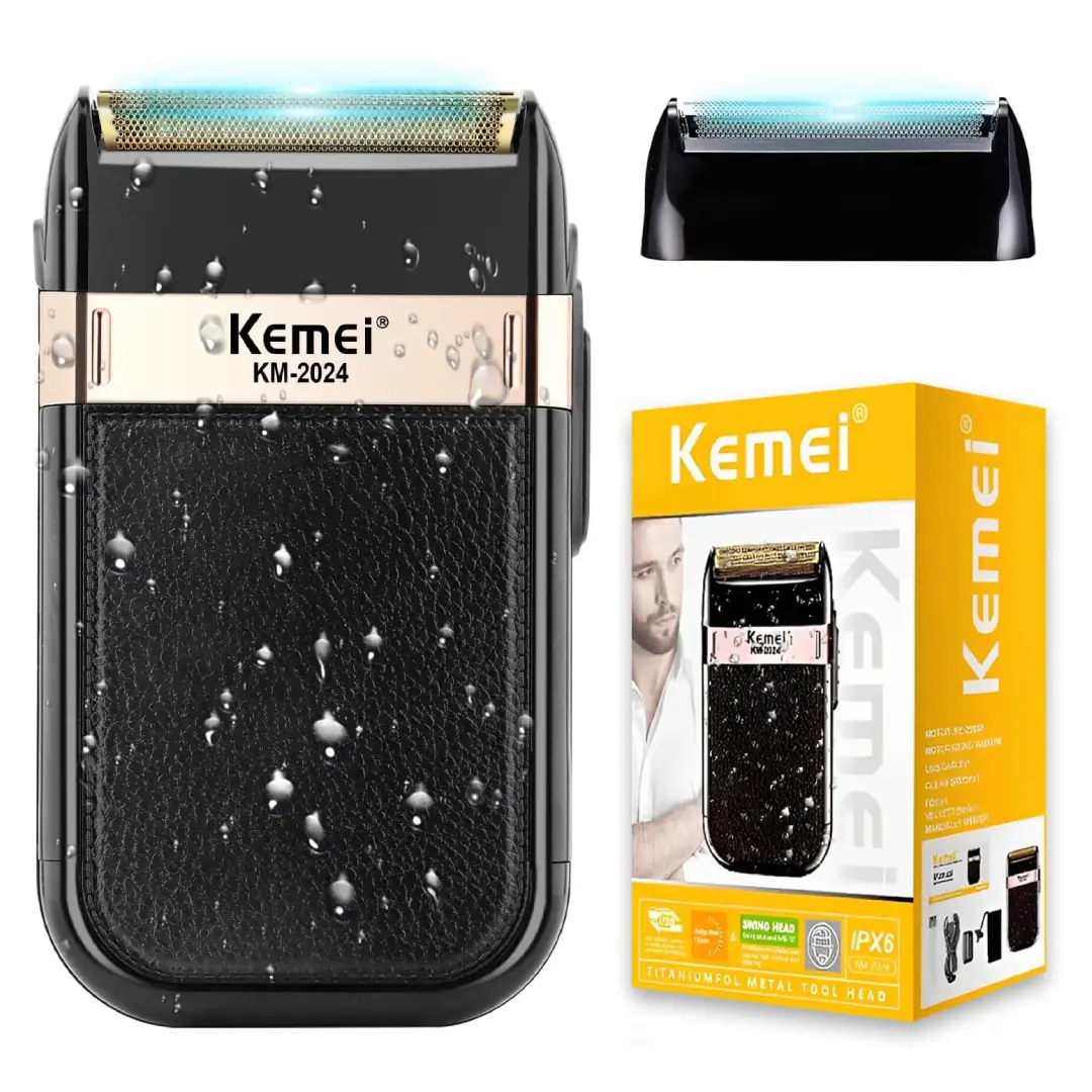 [KEM-KM2024] Kemei Final Shaver (ZKM) - KM-2024 - Afeitadora Profesional Kemei KM-2024 – Double Foil Shaver
