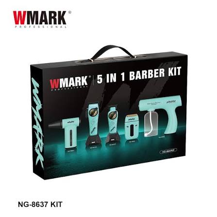 WMARK NG-8637KIT – Kit Profesional de Barbería 5 en 1