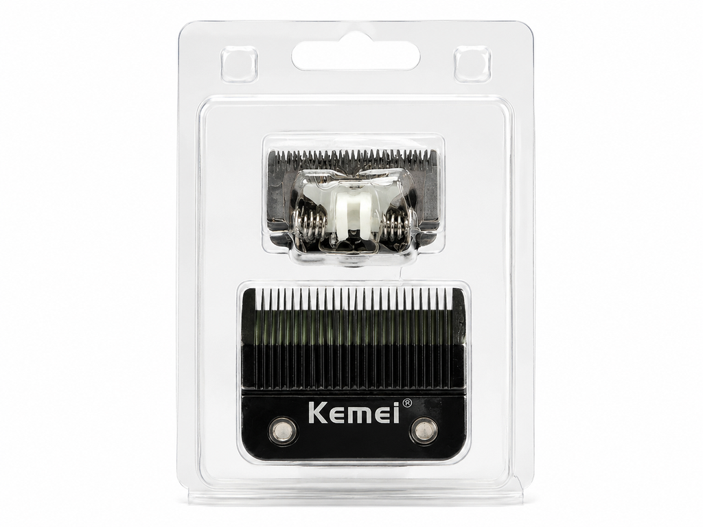[KEM-CUCH-2H-01] Cuchilla de Repuesto Kemei para Máquina de Corte – 2 Orificios