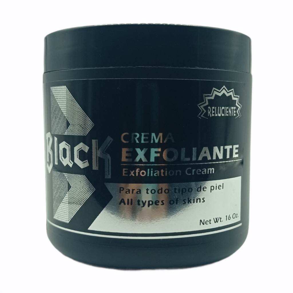 [BLACK-EXF-REL-16] Crema Exfoliante Black Reluciente – 16 oz