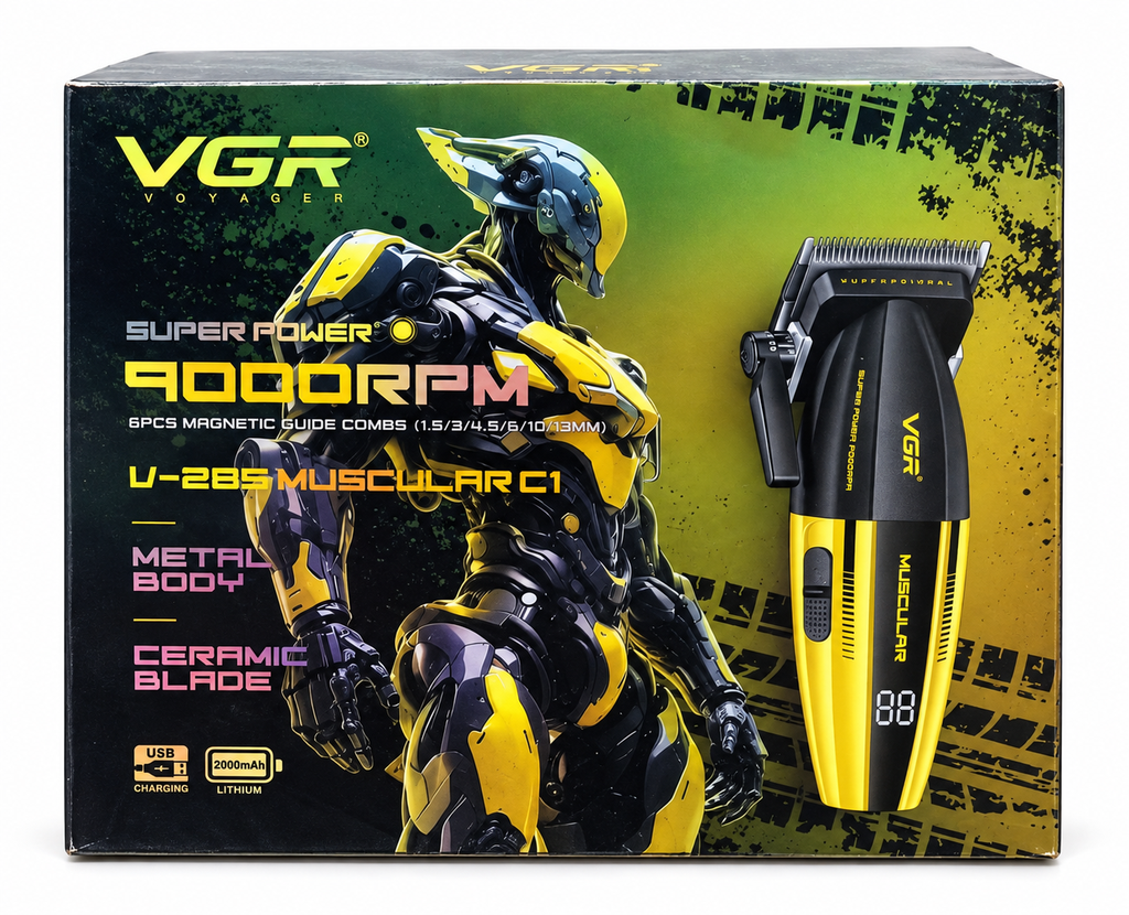 [VGR-V285-GD] Máquina de Corte Profesional VGR V-285 Fresh Fade 9000 RPM