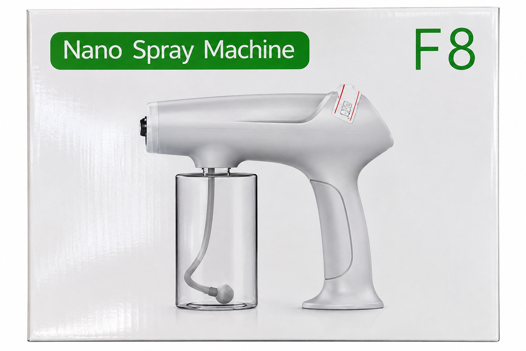 [ATOM-NANO-F8-BLC] Atomizador Pulverizador Eléctrico Nano Spray F8 – Blanco