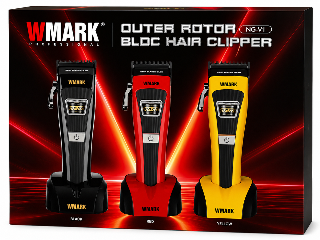 [WM-NGV1-BLK] Máquina Profesional WMARK NG-V1 – Clipper Outer Rotor BLOC