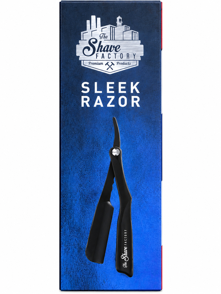[TSF-SLEEK-RAZOR-BK] Porta Navaja Profesional The Shave Factory Sleek Razor – Negro