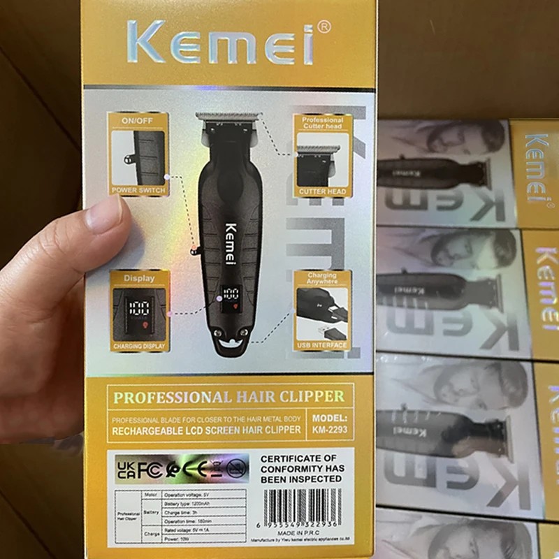 Máquina de Corte Profesional Kemei KM-2293 – Cuerpo Metálico