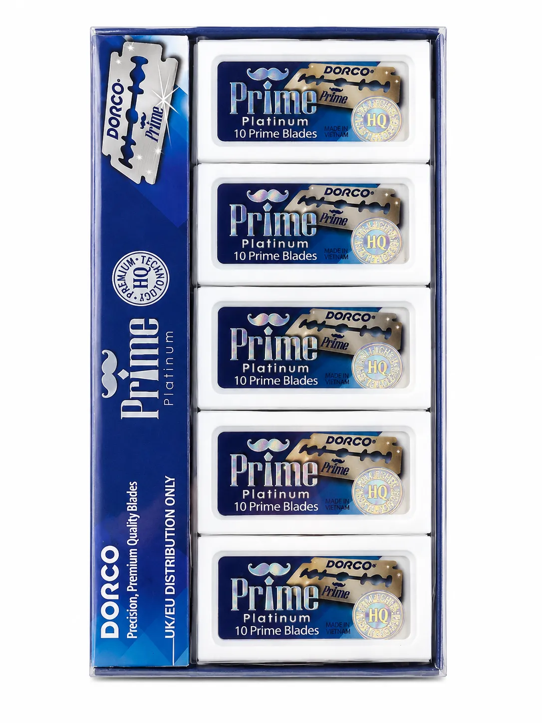 [DORCO-ST301-AZUL] Navaja Dorco ST-301 Stainless Blade Caja de 10x10 (Azul)