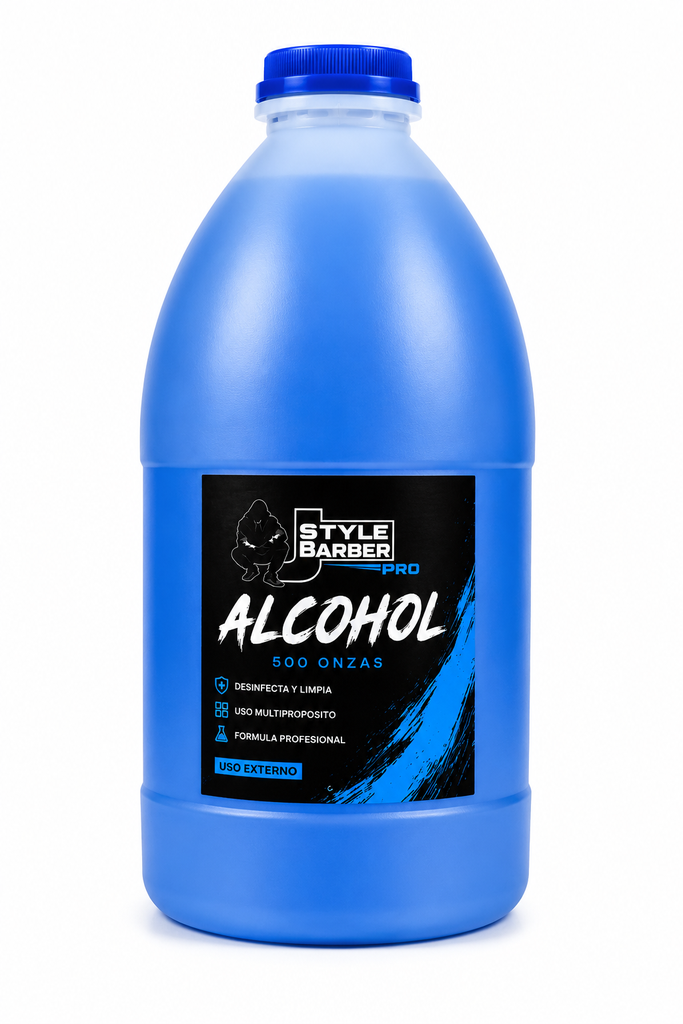 [JST-ALC64-AZU] Alcohol JSTYLE Fresh Barber Spray 1/2 Galón - (64 onz) (Azul)