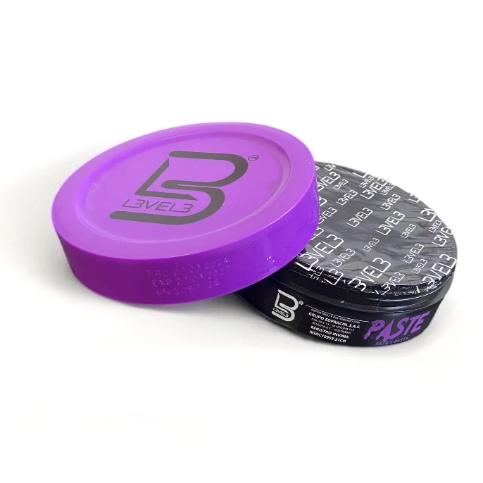 [MS-L3-POM-PRP] L3VEL3 Cera / Pomada Profesional para Peinar (Morado)