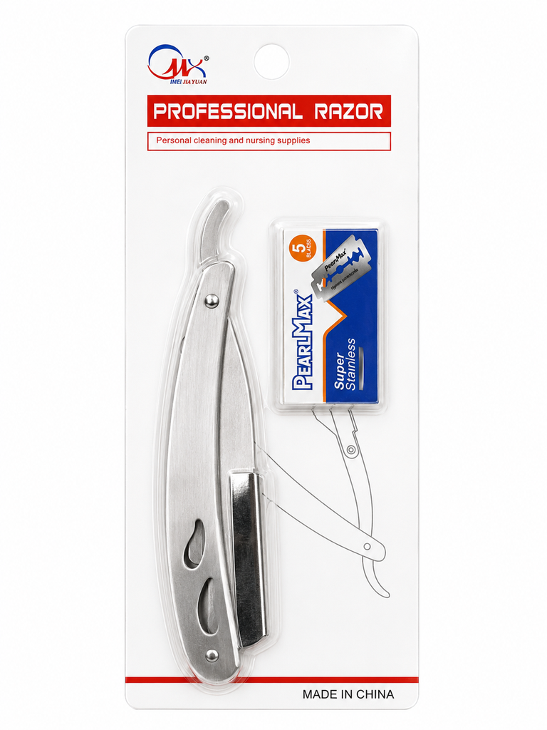 [PN-MTL] Porta Navaja Profesional de Metal Barber Razor