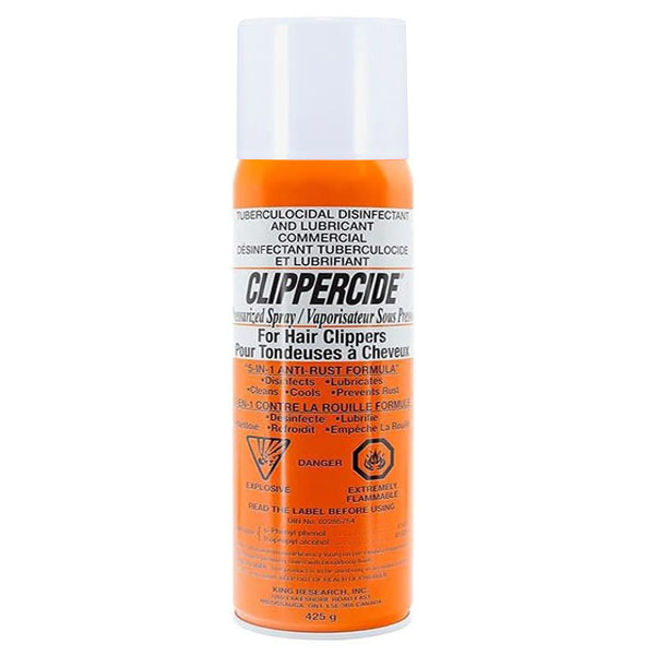Clippercide Spray Desinfectante y Lubricante para Clippers