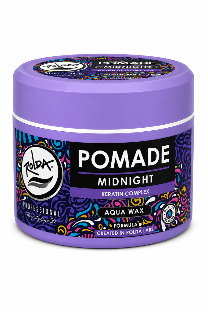 Rolda Pomade Midnight Keratin Complex Aqua Wax