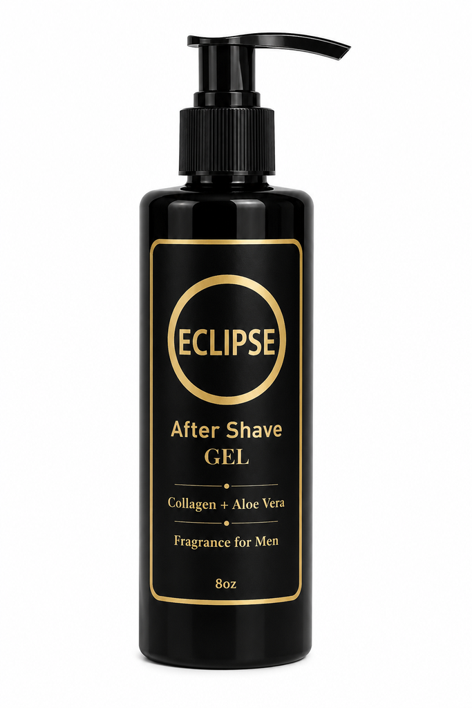 [ECL-ASH-8OZ-BLK] After Shave Eclipse Premium 8 oz - Gel Refrescante para Después del Afeitado (Negro)