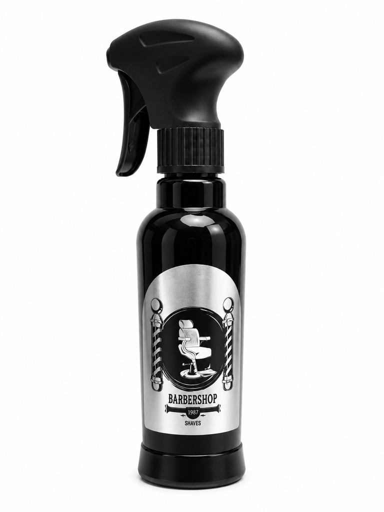 [ATM-150-BLK] Atomizador Profesional para Barbería Negro – 150 ml